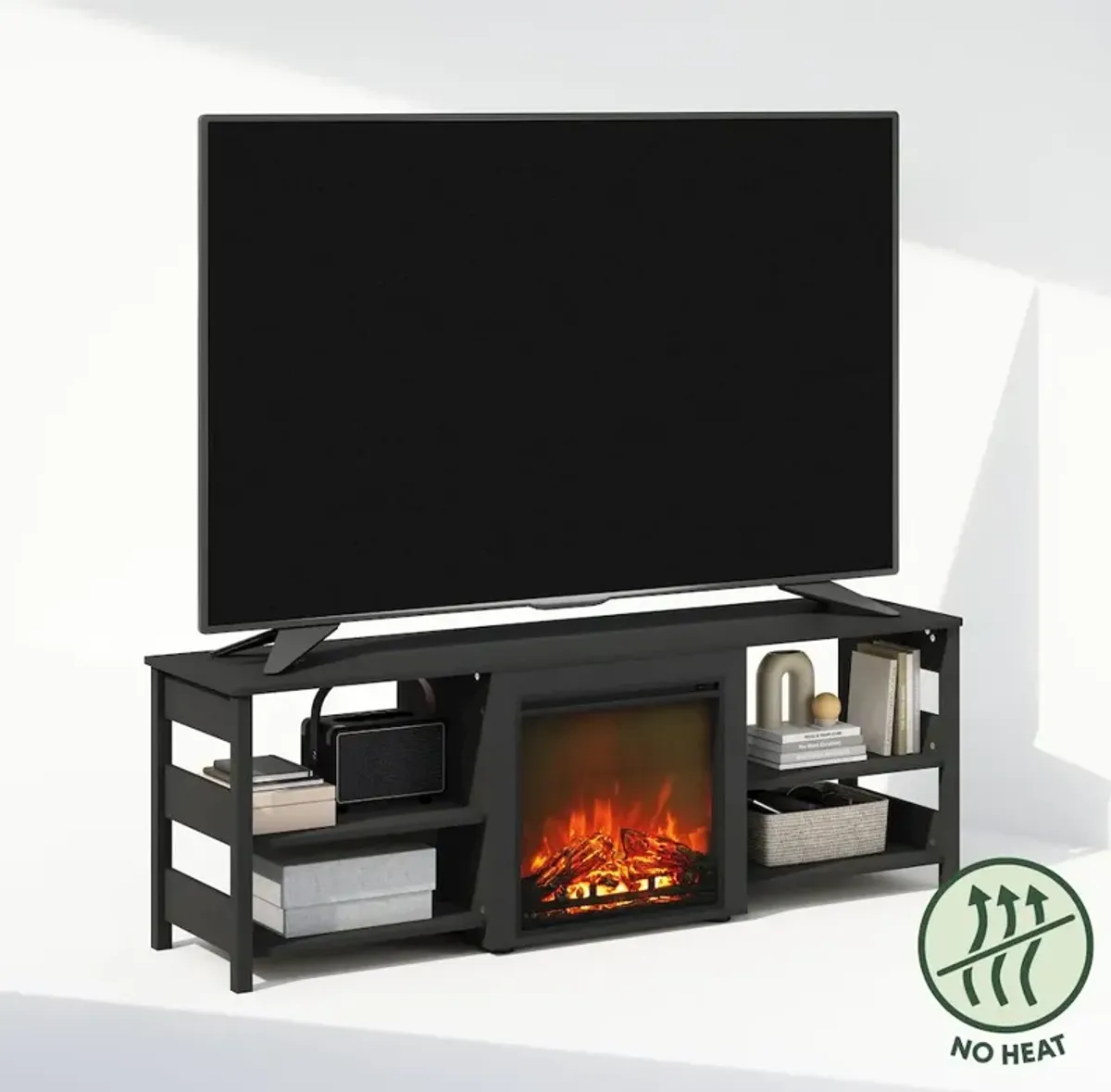 Electric Fireplace TV Stand, Entertainment Center for TV up to 70 Inch