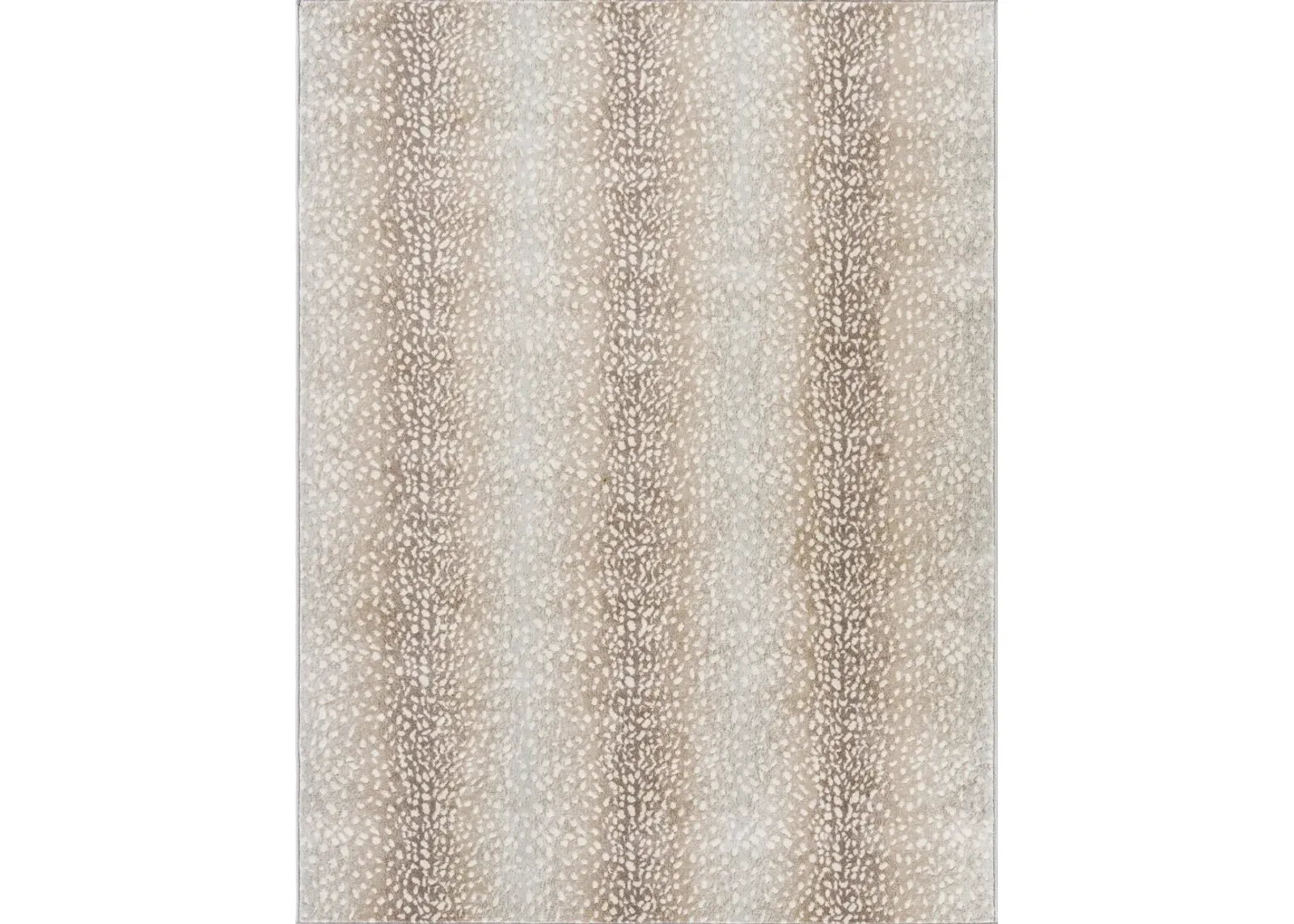 Roma ROM-2374 7'10' Round Beige Rug