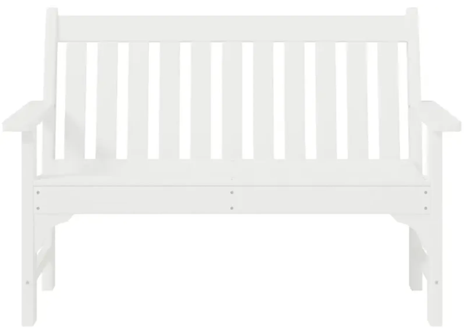 WestinTrends Outdoor 2-Person All-Weather HDPE Front Porch Garden Bench