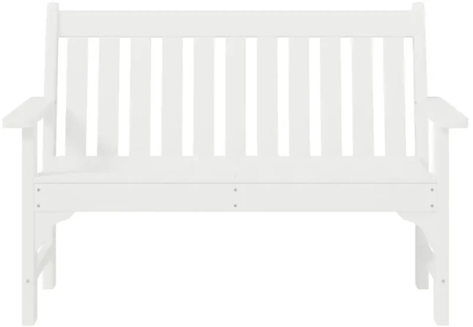 WestinTrends Outdoor 2-Person All-Weather HDPE Front Porch Garden Bench