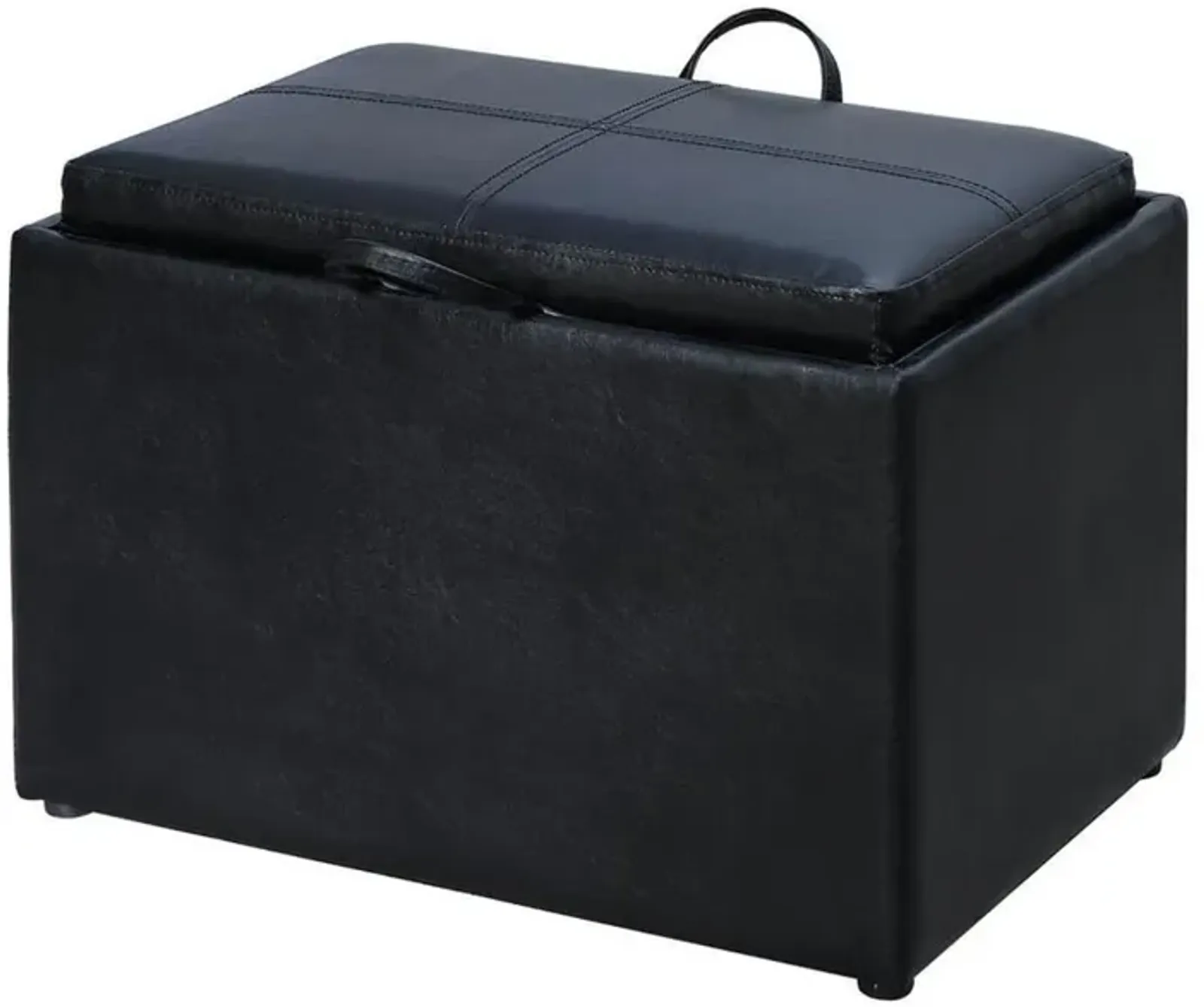 Convience Concept, Inc. Accent Storage Ottoman with Reversible Tray