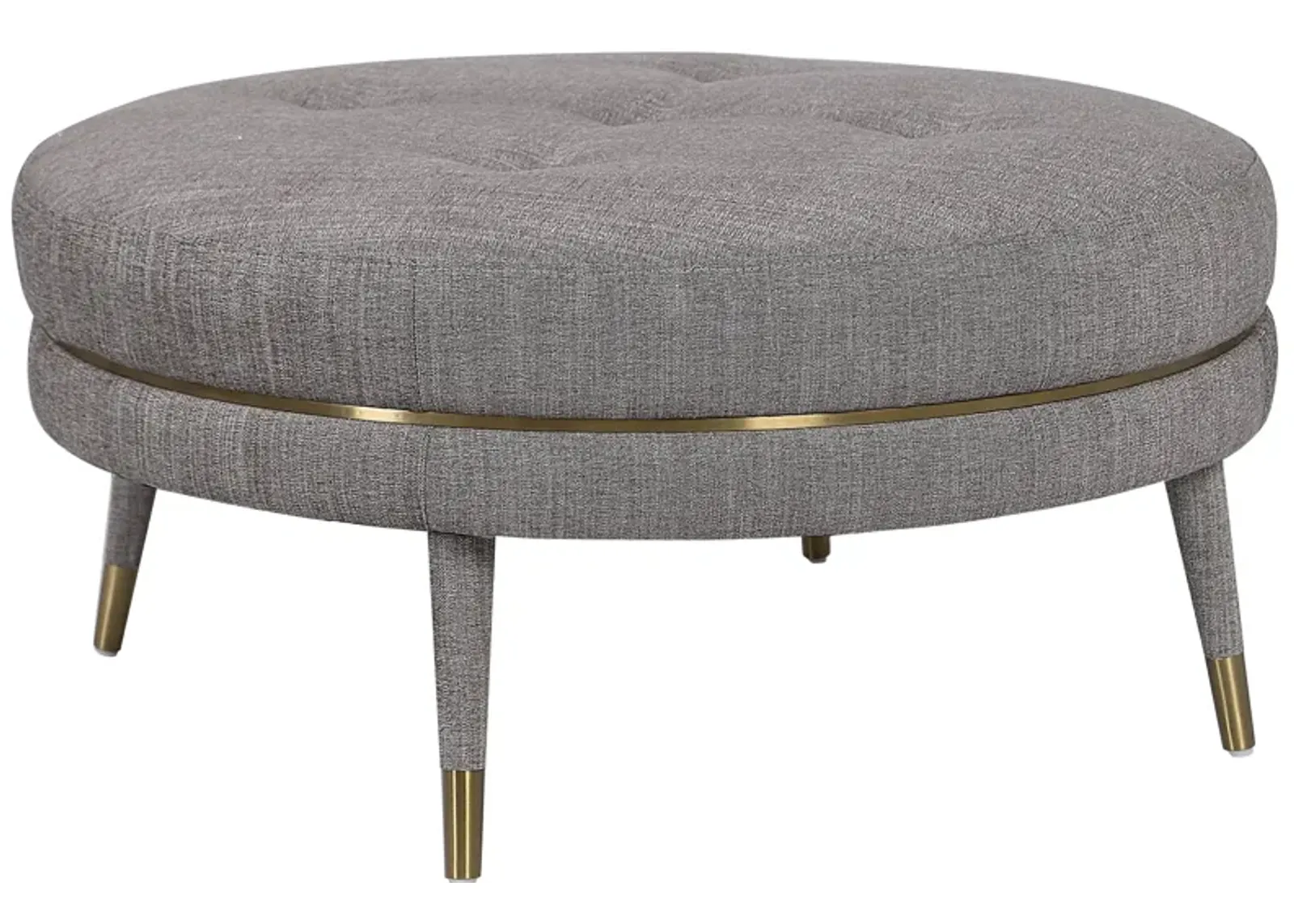 Blake Modern Taupe Ottoman