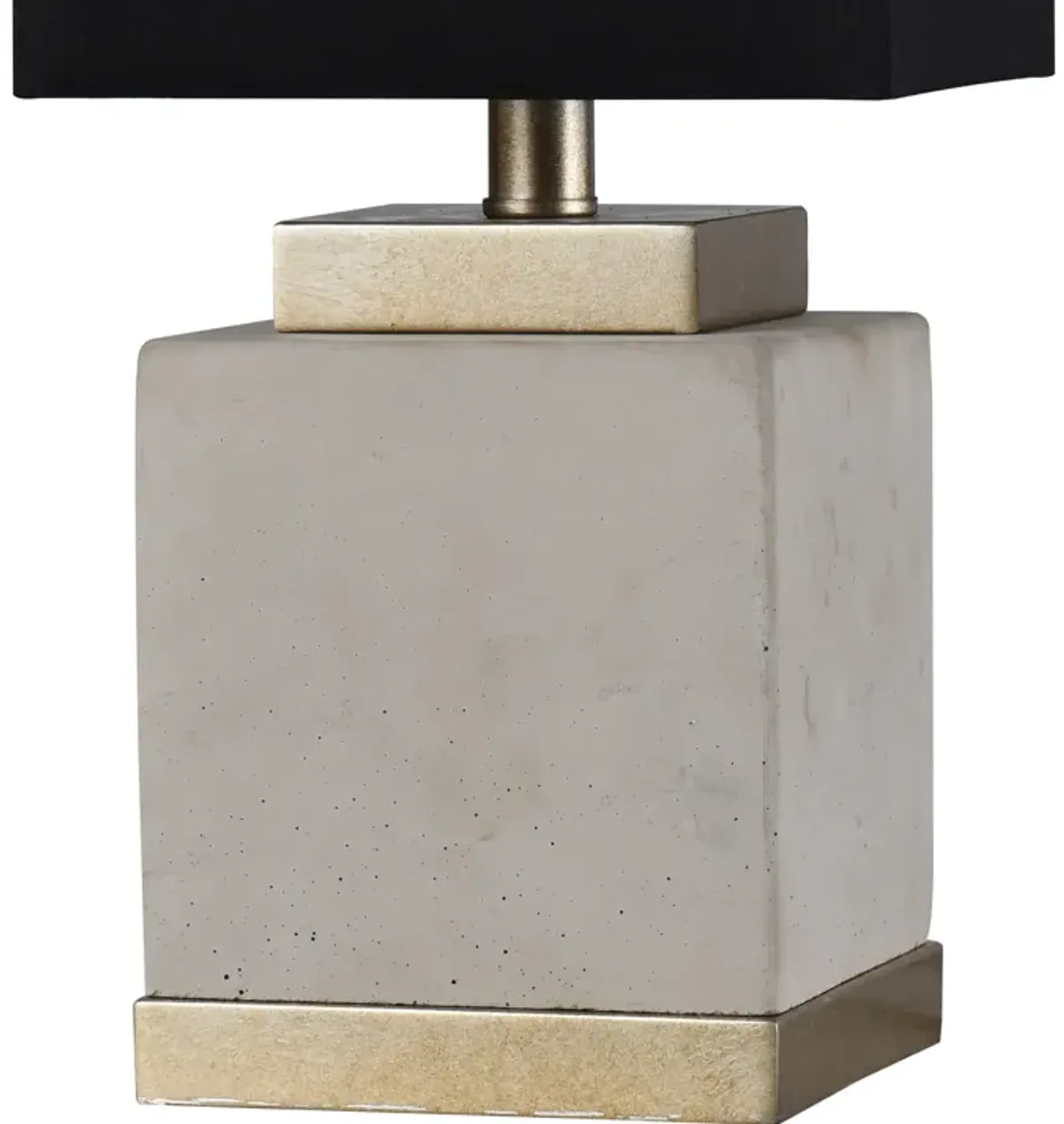 Soft Brass & Cement Table Lamp