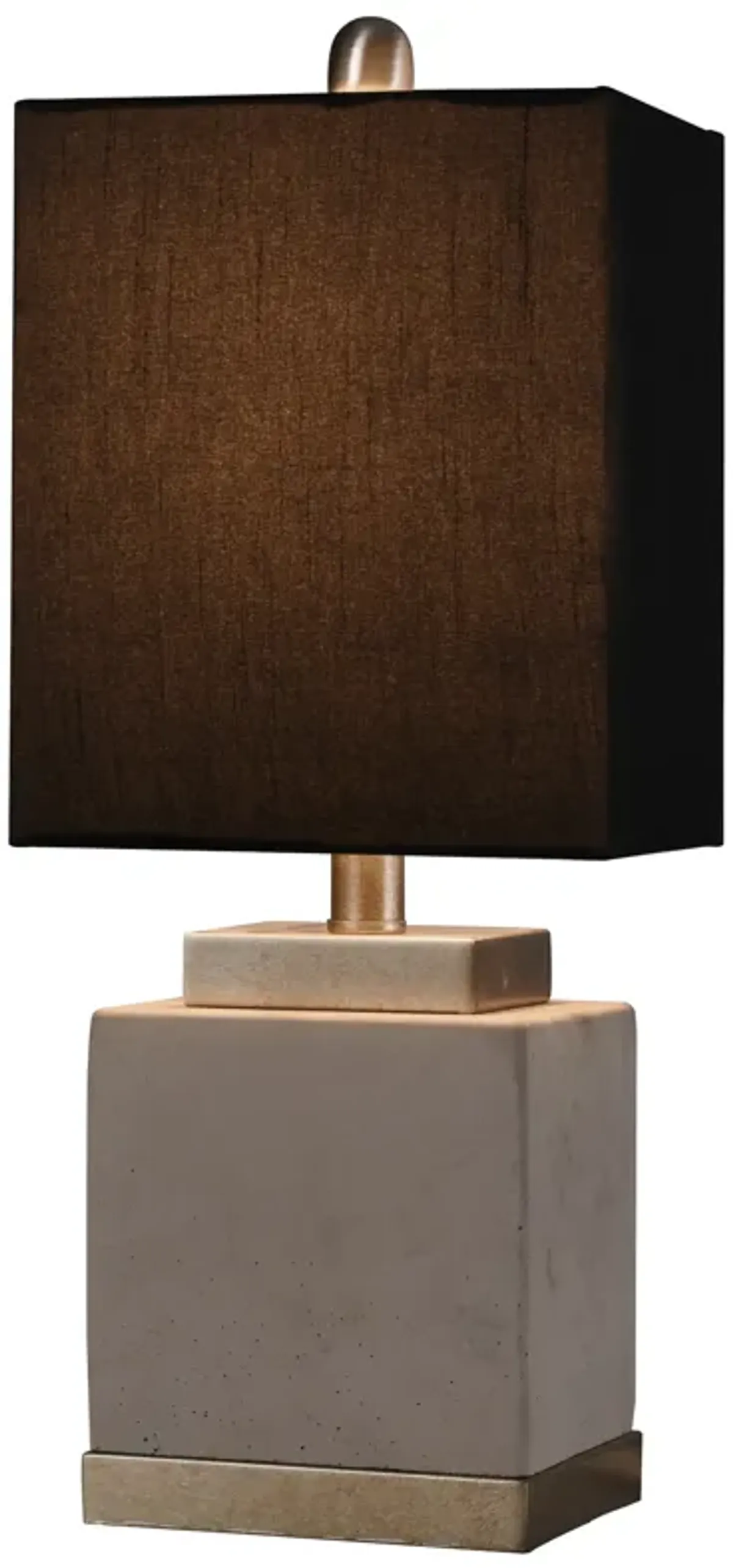 Soft Brass & Cement Table Lamp