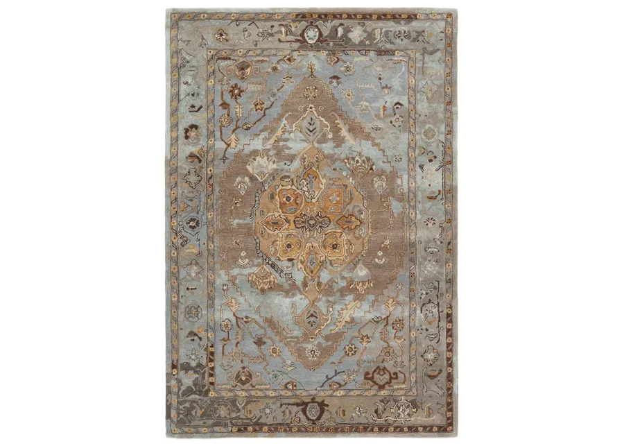 Citrine Raisa Gray 5' x 8' Rug