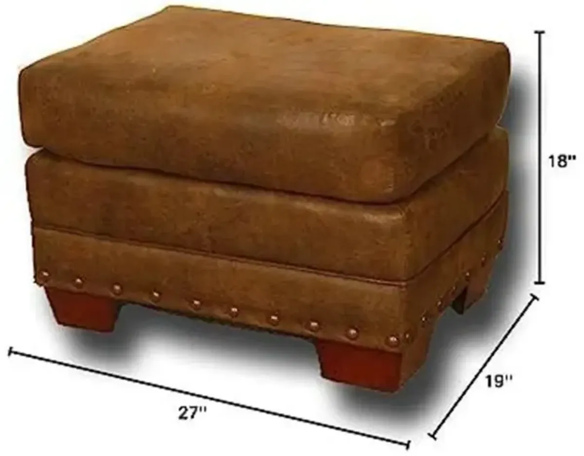 American Furniture Classics Buckskin Ottoman