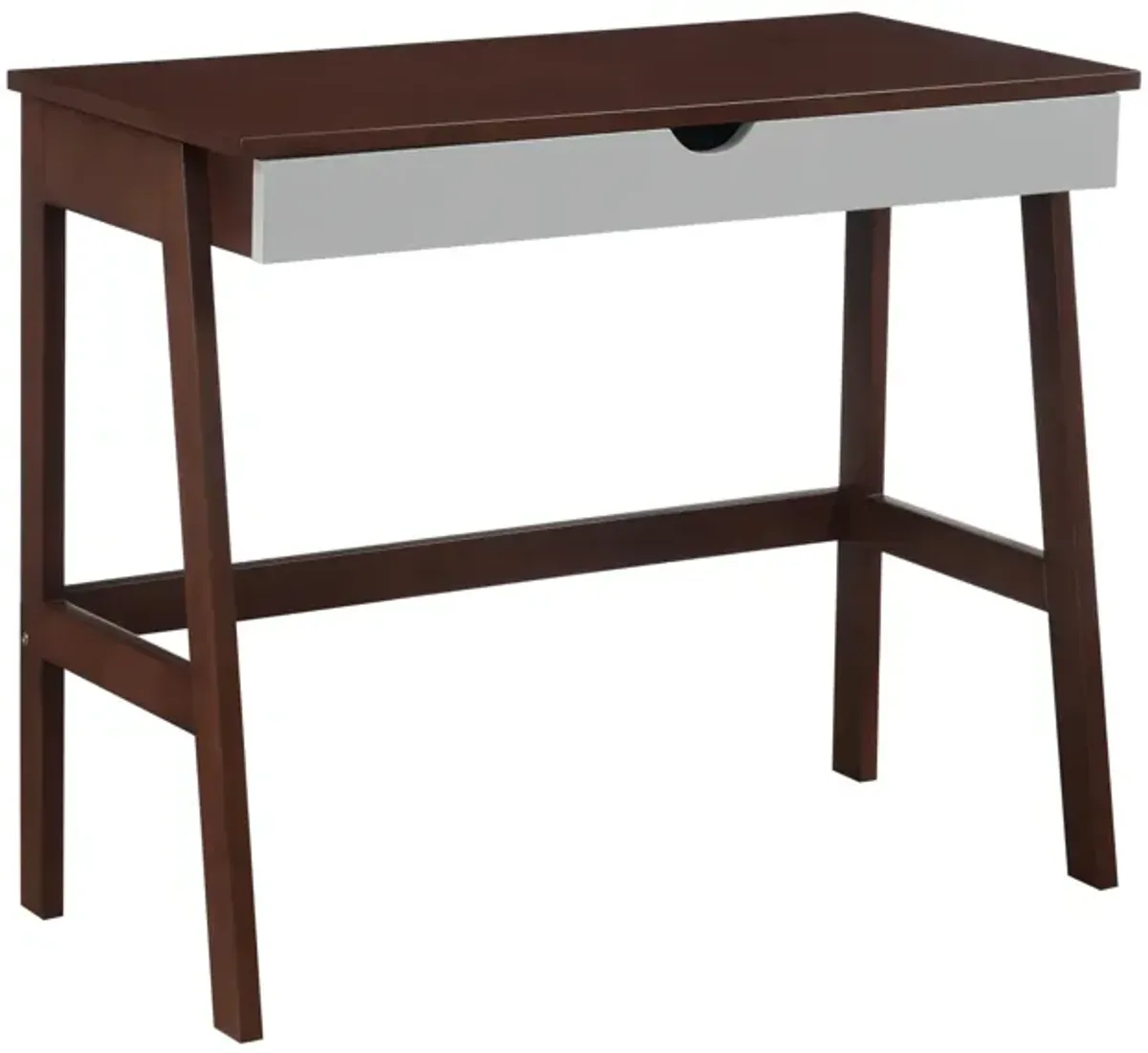 Hilton Desk In Espresso & Gray