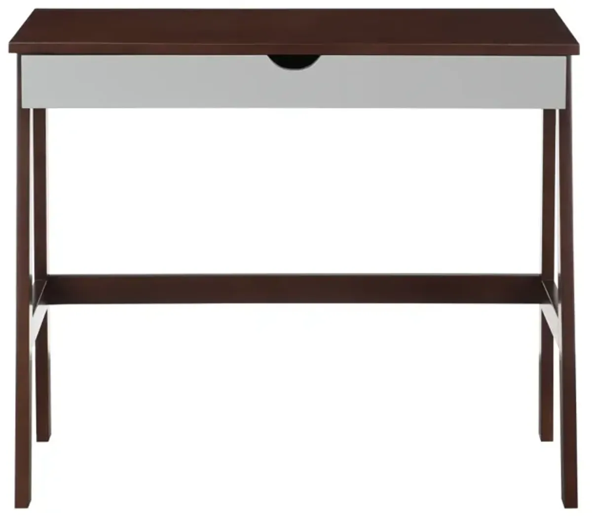 Hilton Desk In Espresso & Gray