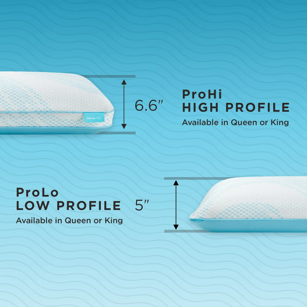 TEMPUR-Breeze® ProHi  Queen Pillow