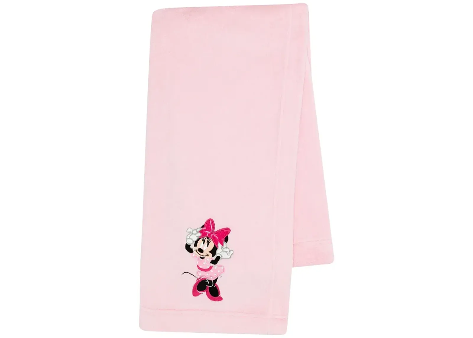 Lambs & Ivy Disney Baby Minnie Mouse Love Pink Soft Fleece Baby Blanket