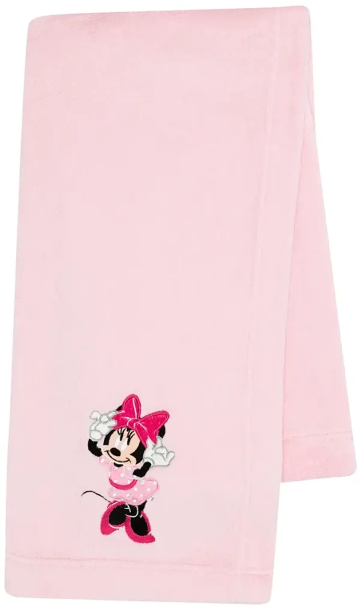 Lambs & Ivy Disney Baby Minnie Mouse Love Pink Soft Fleece Baby Blanket