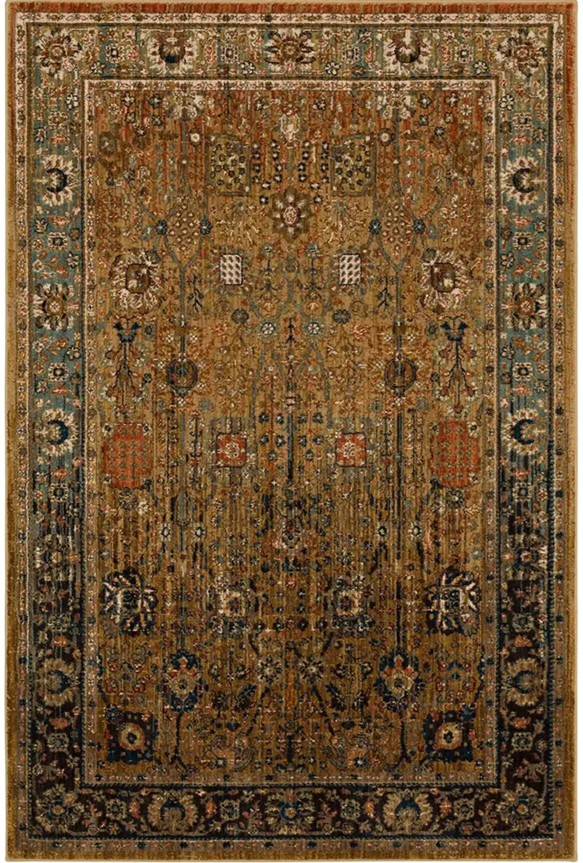 Spice Market Myanmar Tobacco 3' 5" X 5' 5" Rug