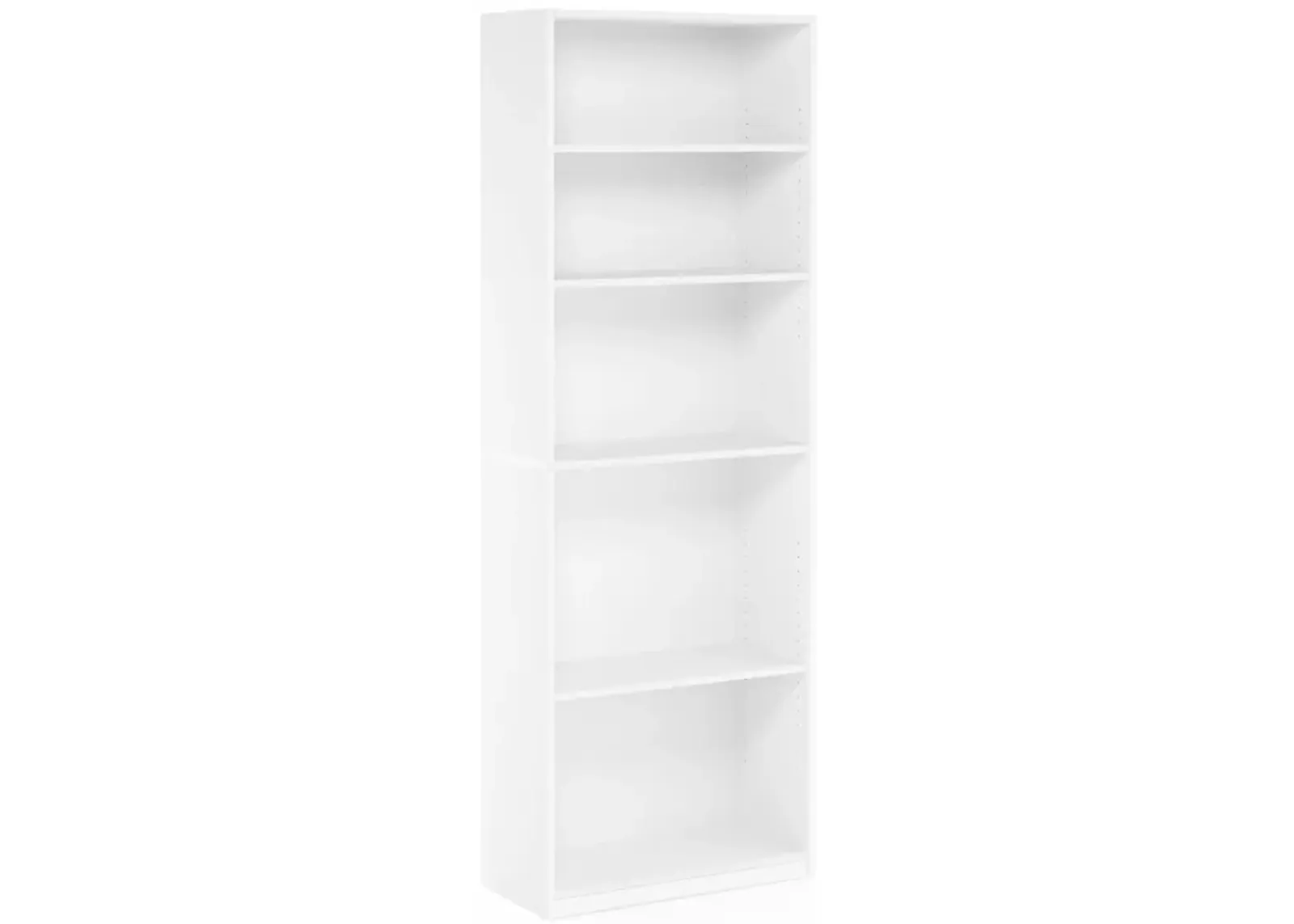 FurinnoFURINNO JAYA Simply Home 5-Shelf Bookcase, 5-Tier, White