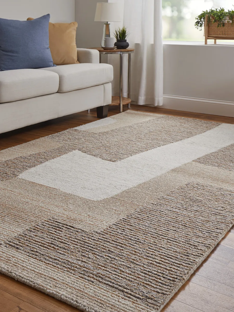 Pollock 8953F 3'6" x 5'6" Brown/Tan/Ivory Rug