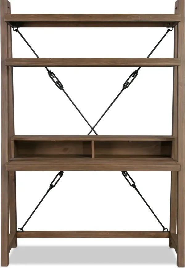 Autumn Ladder Desk in Flint Oak