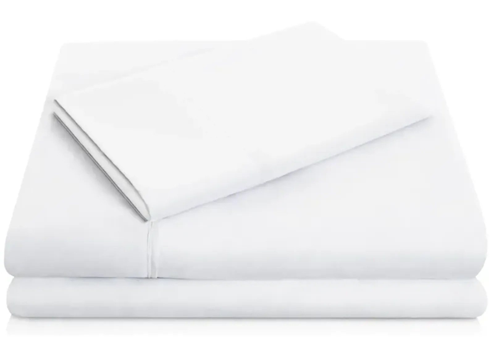 Malouf Brushed Microfiber Full Sheet Set in White