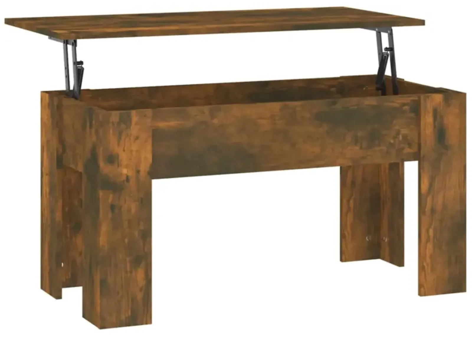 vidaXL Coffee Table Smoked Oak 39.8"x19.3"x20.5" Engineered Wood