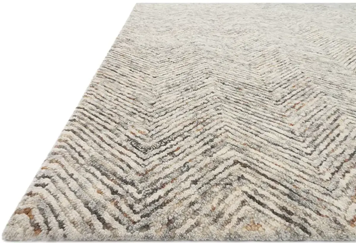 Peregrine PER02 Lt Grey/Multi 5' x 7'6" Rug