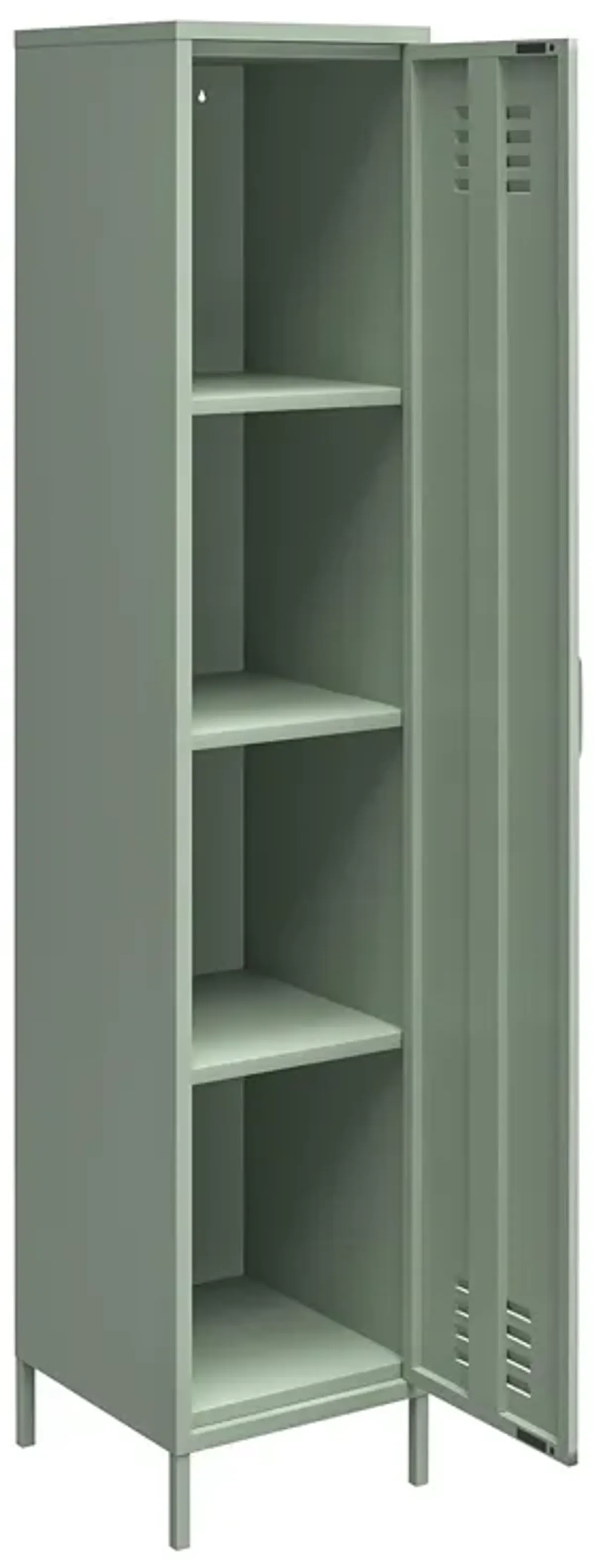 Shadwick 1 Door Tall Single Metal Locker Storage Cabinet