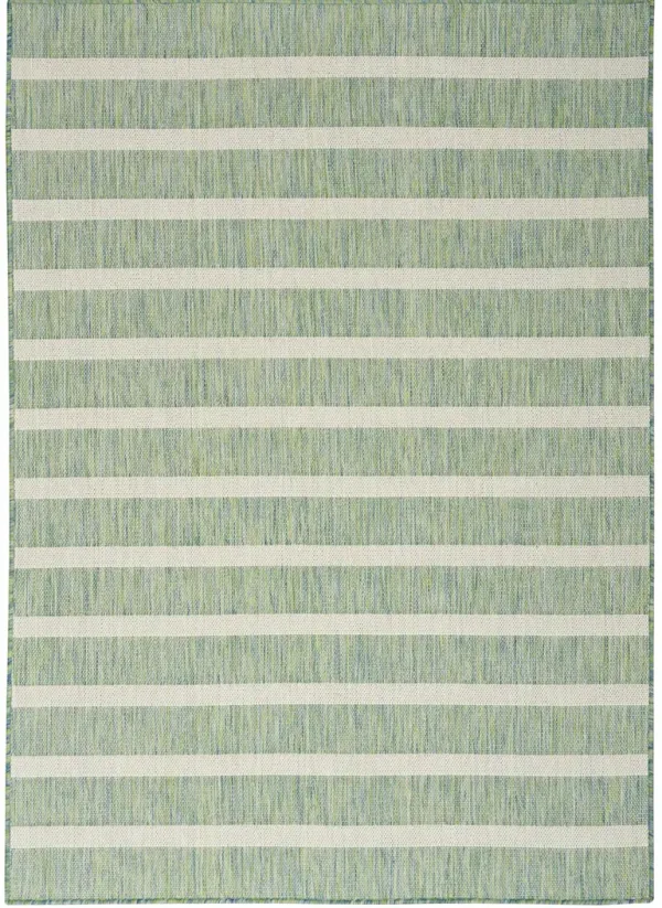 Positano POS03 Blue/Green/Ivory 7' x 10' Rug