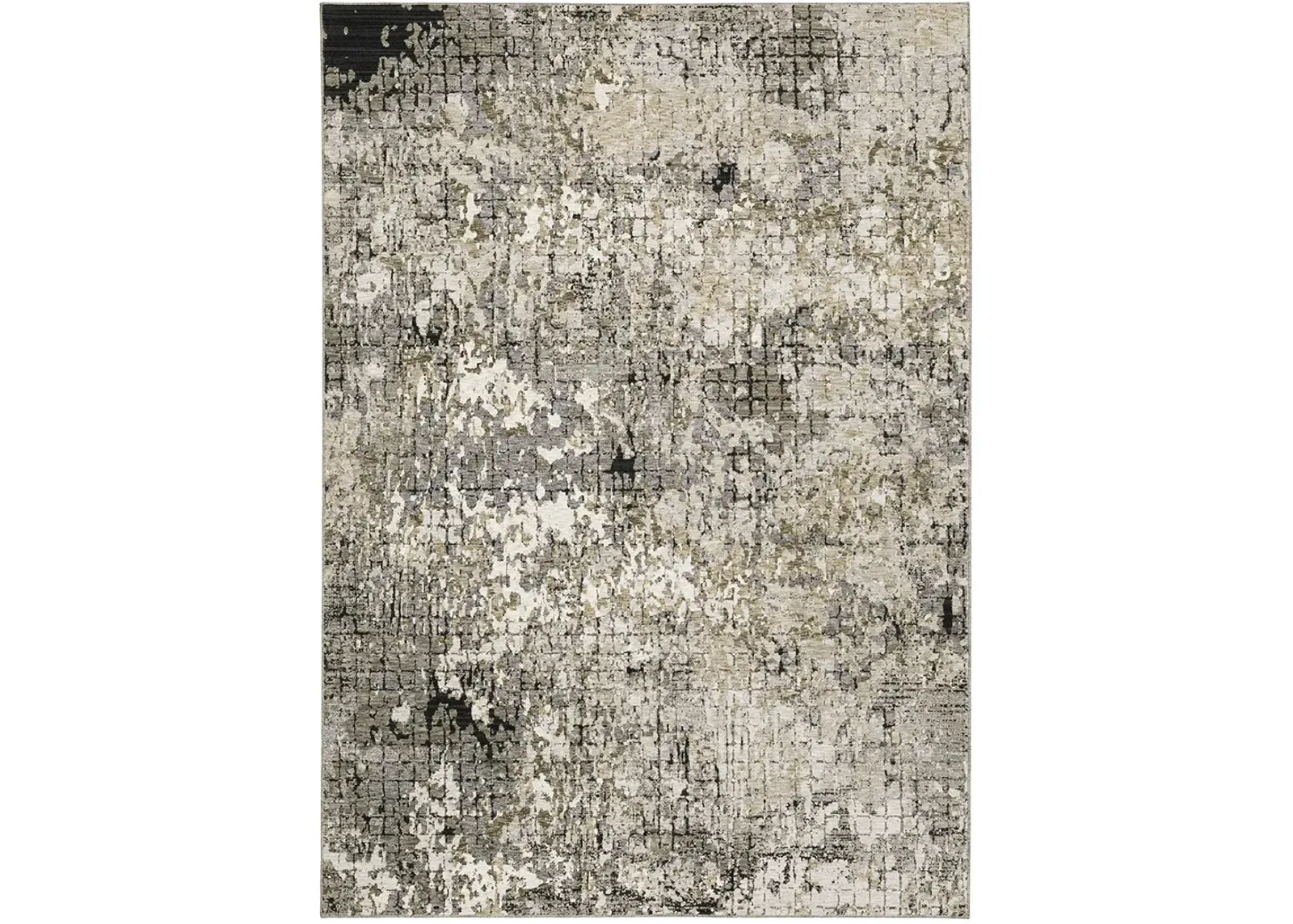 Nebulous 6'7" x 9'6" Grey Rug