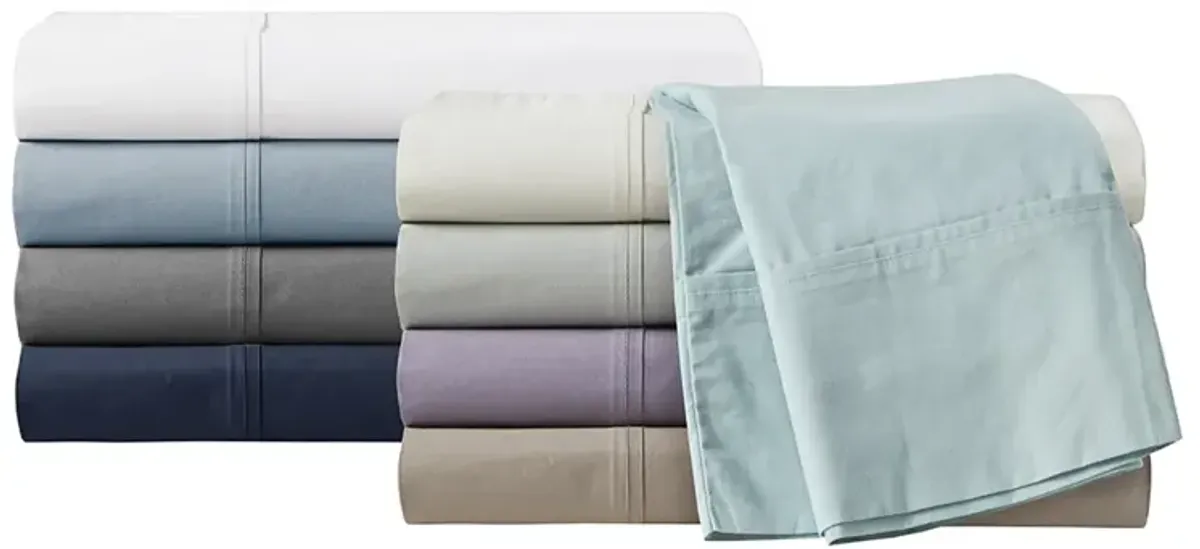 Gracie Mills Clementine 200 Thread Count Year-Round Cotton Percale Sheet Set