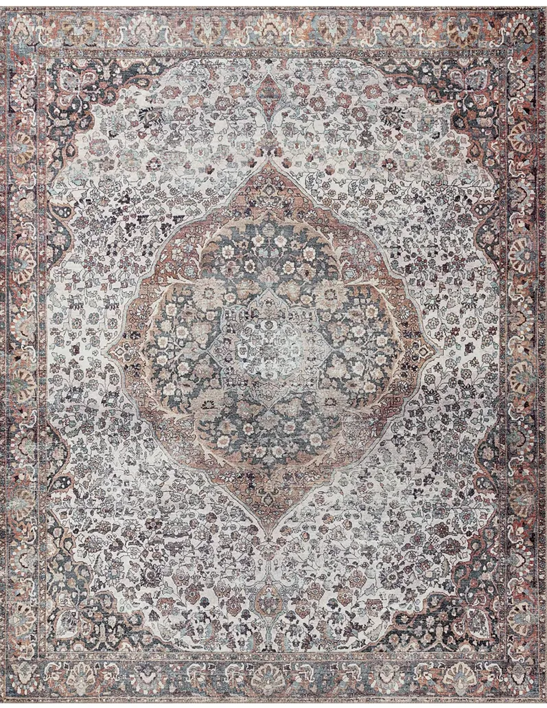 Wynter WYN01 Red/Multi 7'6" x 9'6" Rug