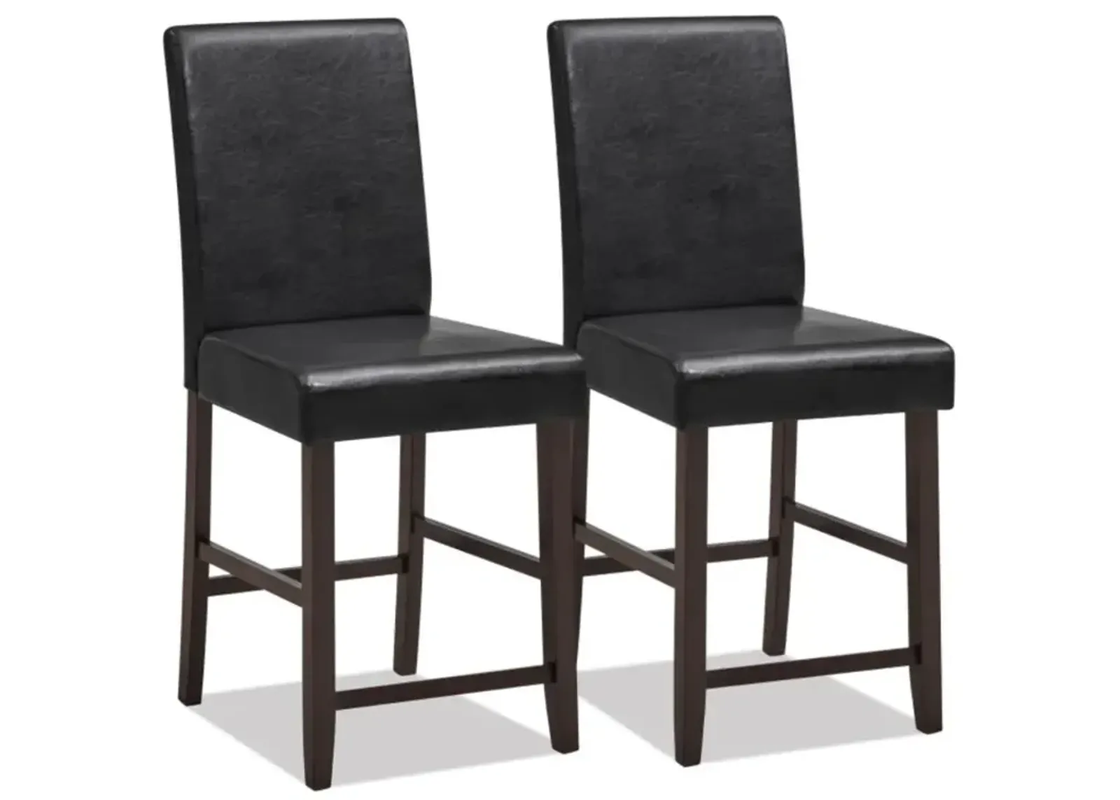 Hivvago 25 Inch Counter Height Set of 2 Bar Stools