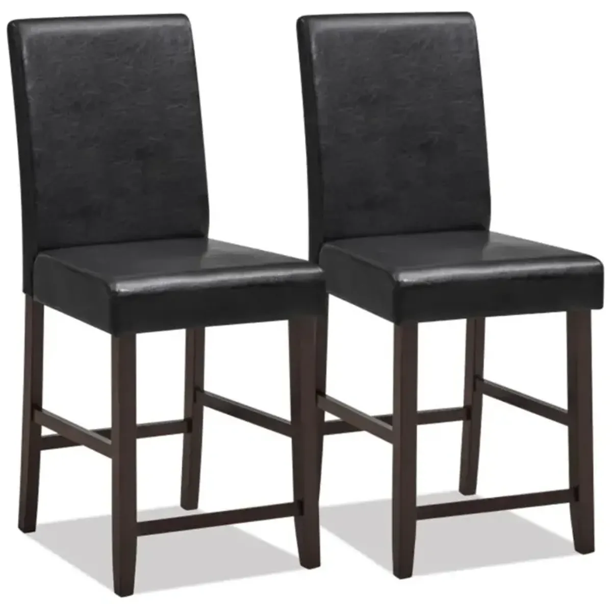 Hivvago 25 Inch Counter Height Set of 2 Bar Stools