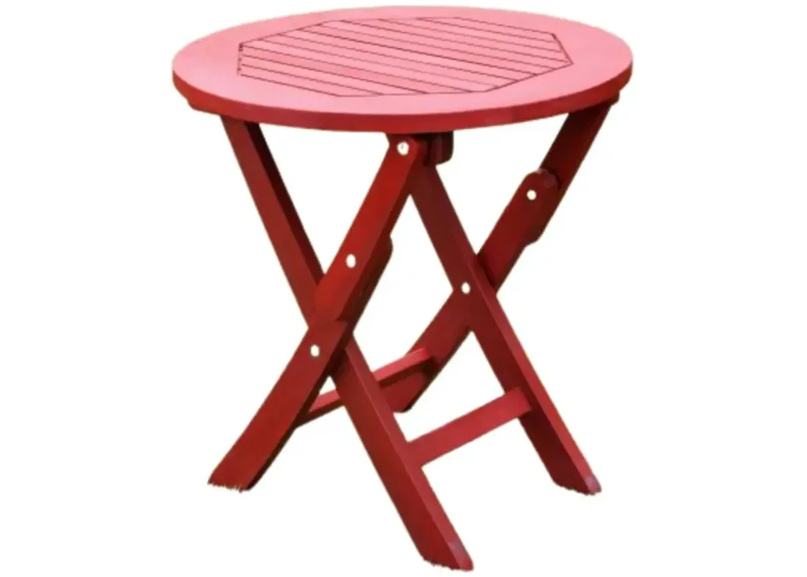 Acacia Round Folding Table