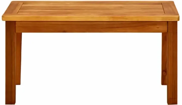 vidaXL Garden Coffee Table 27.5"x15.7"x14.1" Solid Acacia Wood