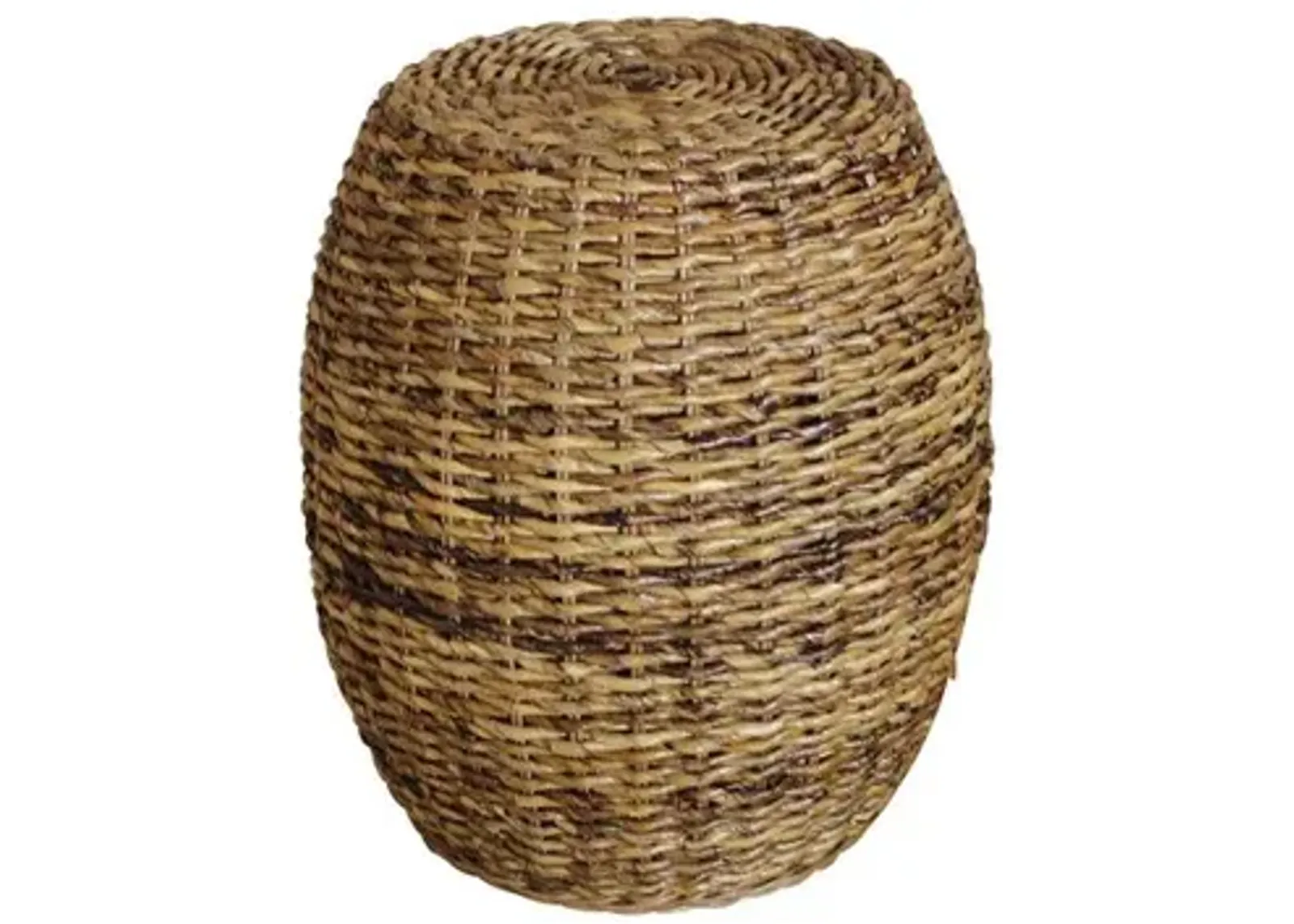 Carolina Living Banana Weave Round Stool - Natural