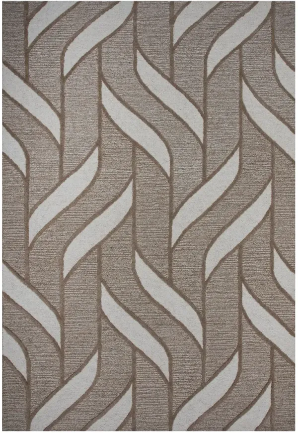 Lofton A07213 Brown 8'9"X11'9" Rug