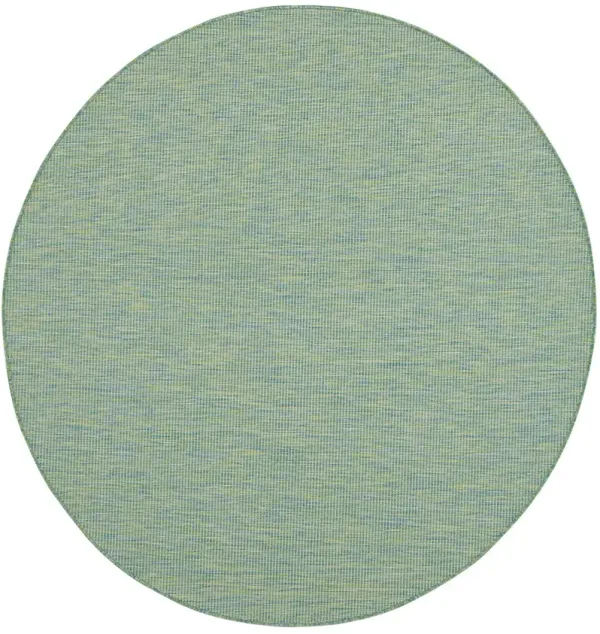 Positano POS01 Blue/Green 6' x Round Rug