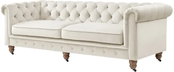 Rustic Manor Bayleigh Velvet Chesterfield Sofa