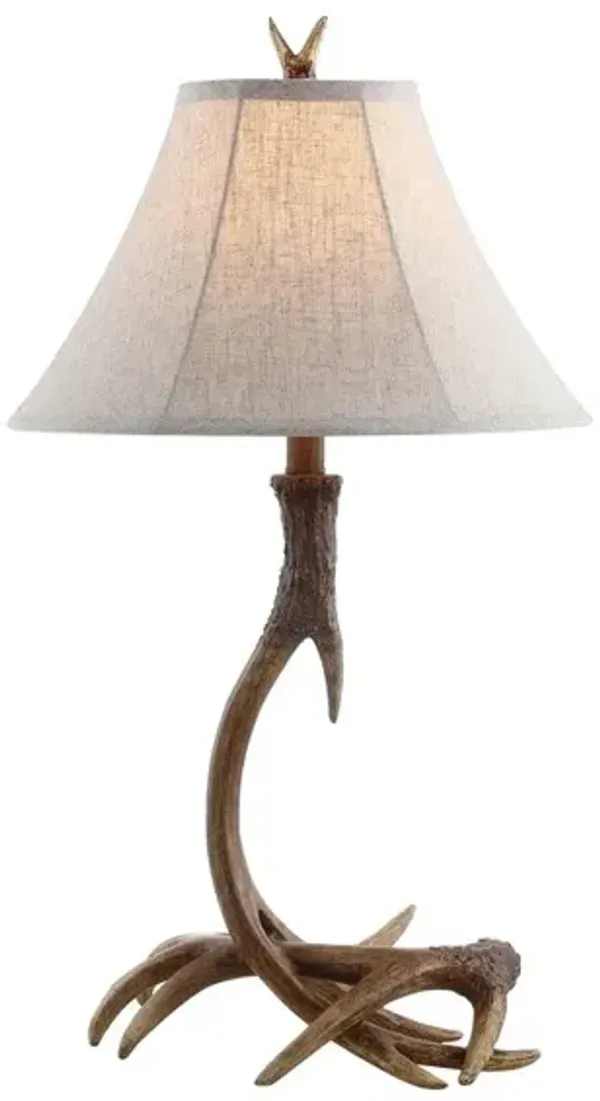 Antler Rustic Resin LED Table Lamp