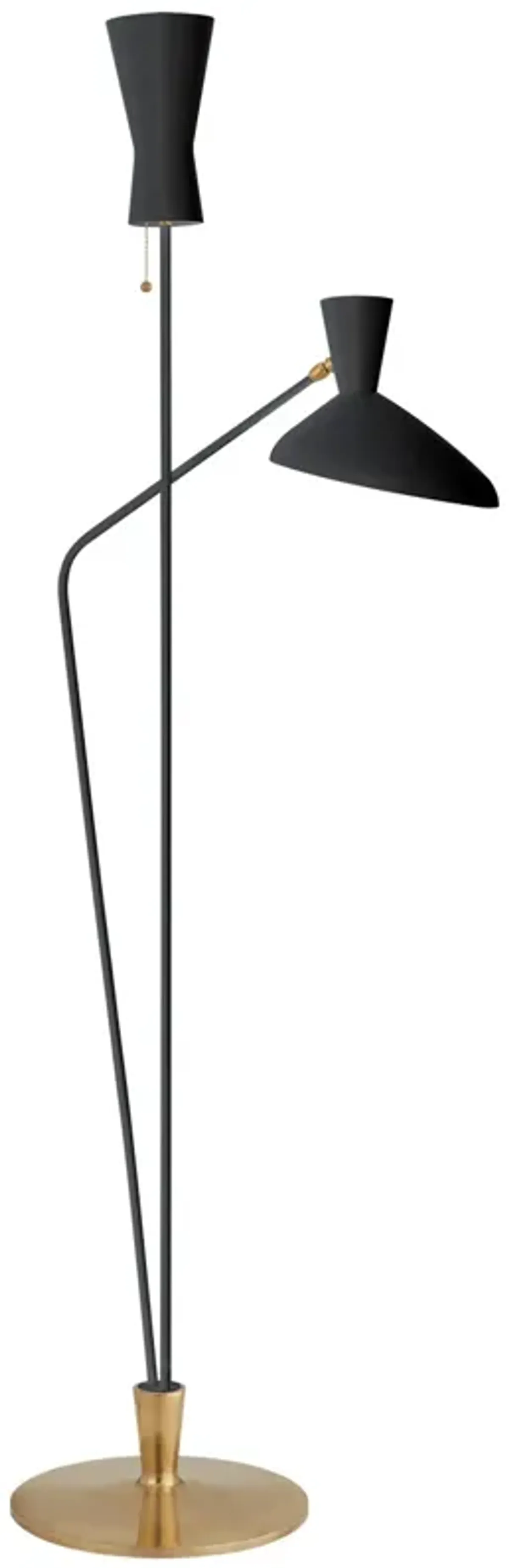 Austen Large Dual Function Floor Lamp in Black