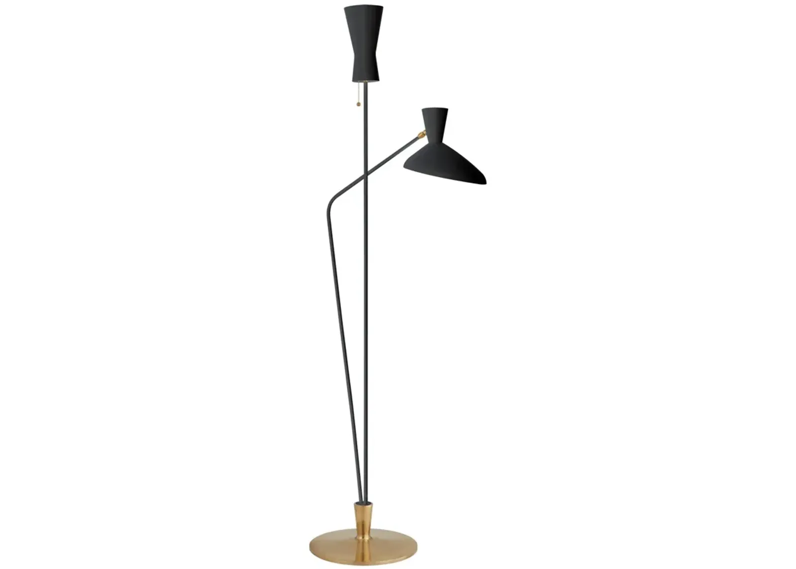 Austen Large Dual Function Floor Lamp in Black