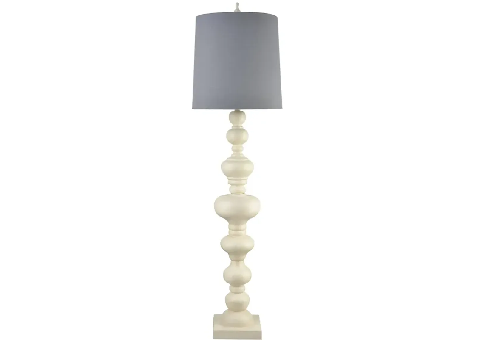 Meymac 74'' White High 1-Light Floor Lamp