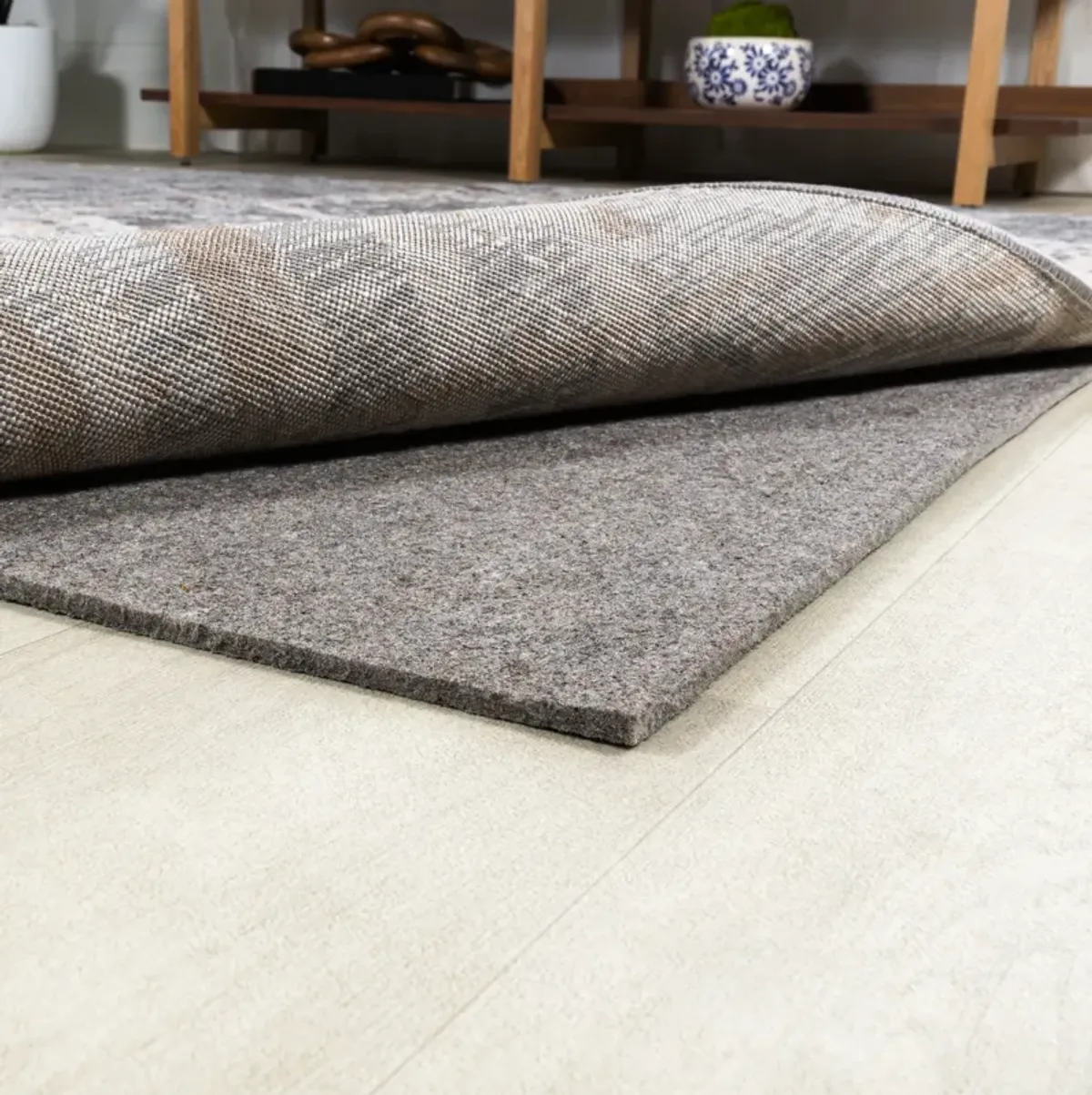 Comfort Plus Gray/Brown 2 ft. x 10 ft. Rug Pad