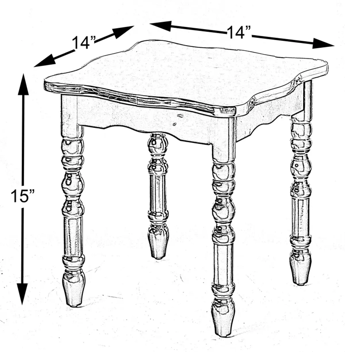 "Versatile Square Wooden Side Table - Living Room Accent End Table with Rustic Charm, Sleek Design, and Storage Shelf for Modern Home Decor and Small Spaces, Brown"