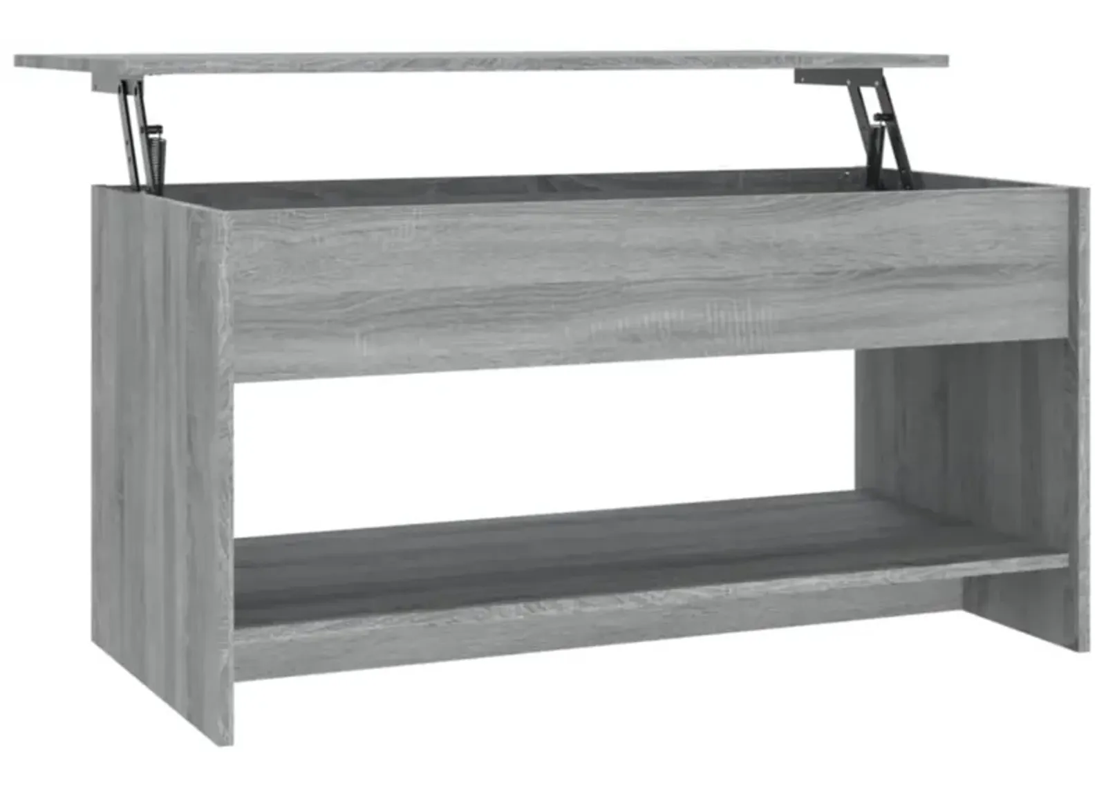 vidaXL Coffee Table Gray Sonoma 40.2"x19.7"x20.7" Engineered Wood