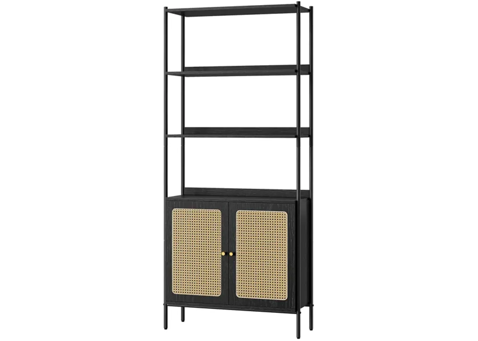 6-Tier Tall Bookshelf for Ample Storage and Stylish Home Organization