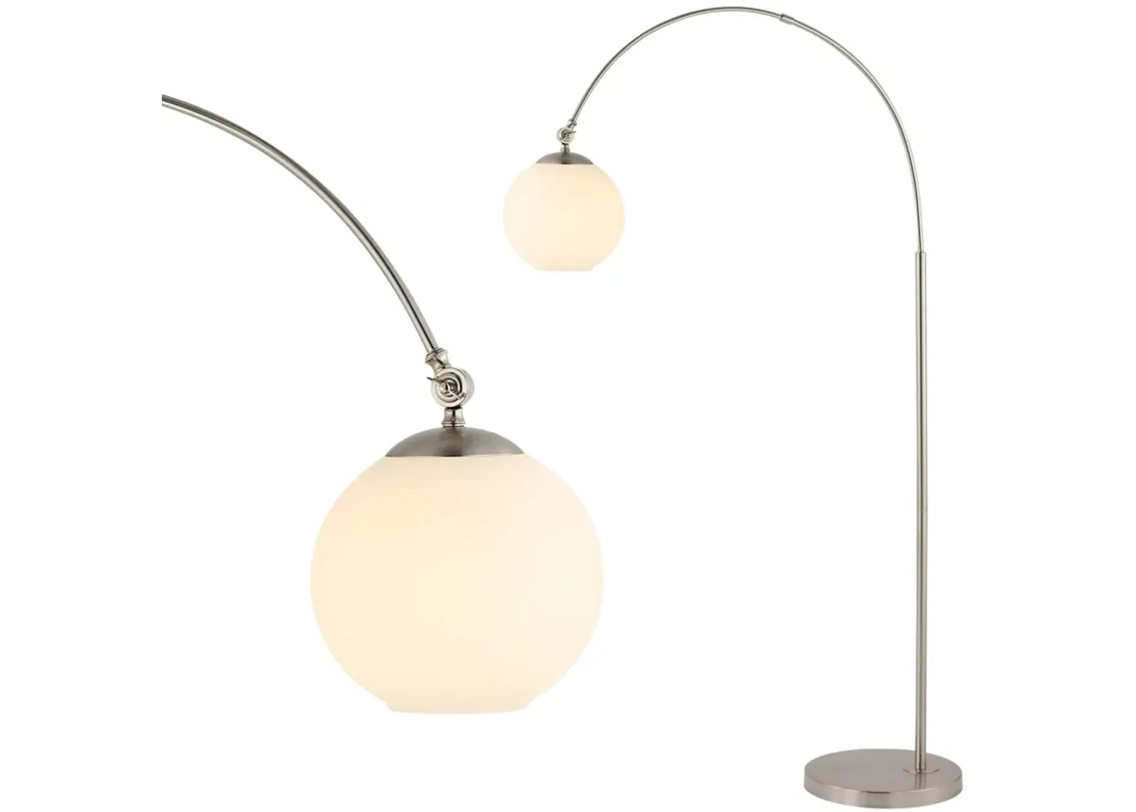 Nora Coastal Vintage Iron LED Floor Lamp