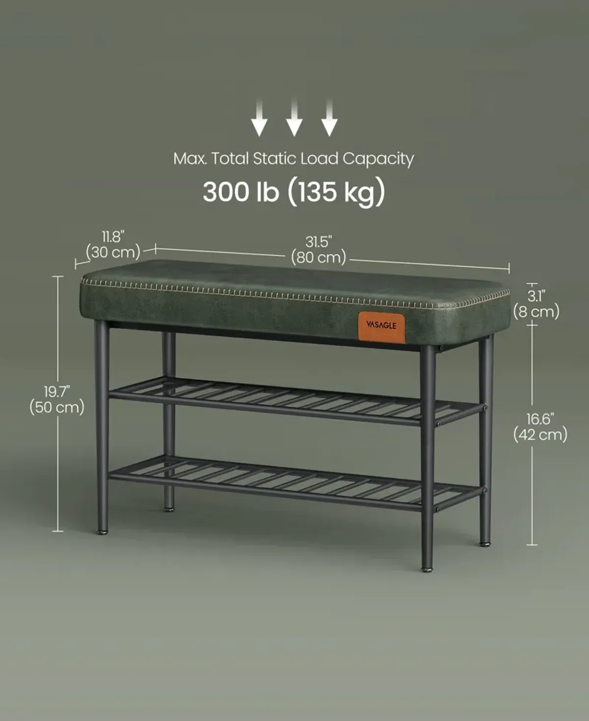 Shoe Bench with Metal Shelves: Stylish and Functional Storage for Organized Entryways