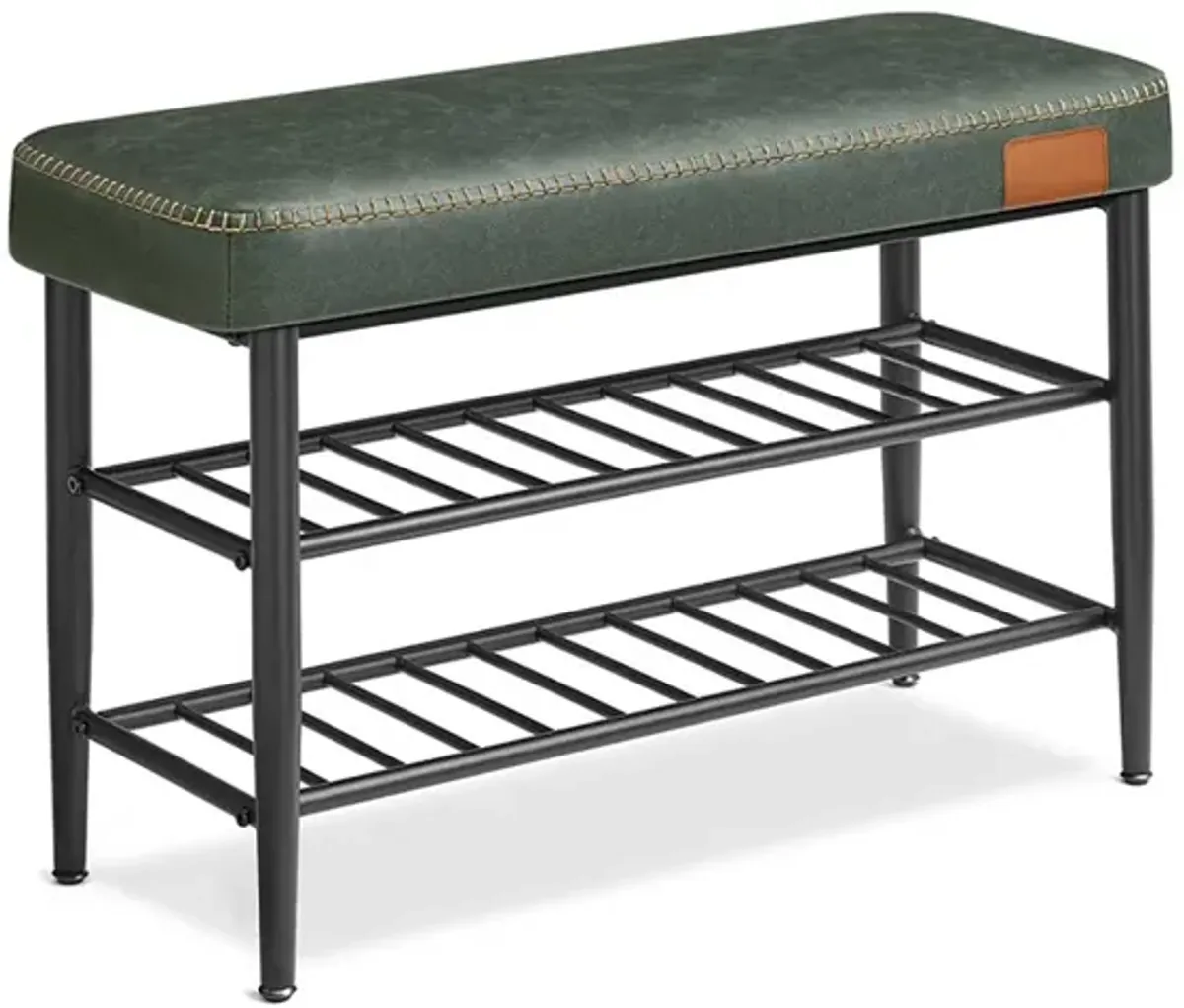 Shoe Bench with Metal Shelves: Stylish and Functional Storage for Organized Entryways