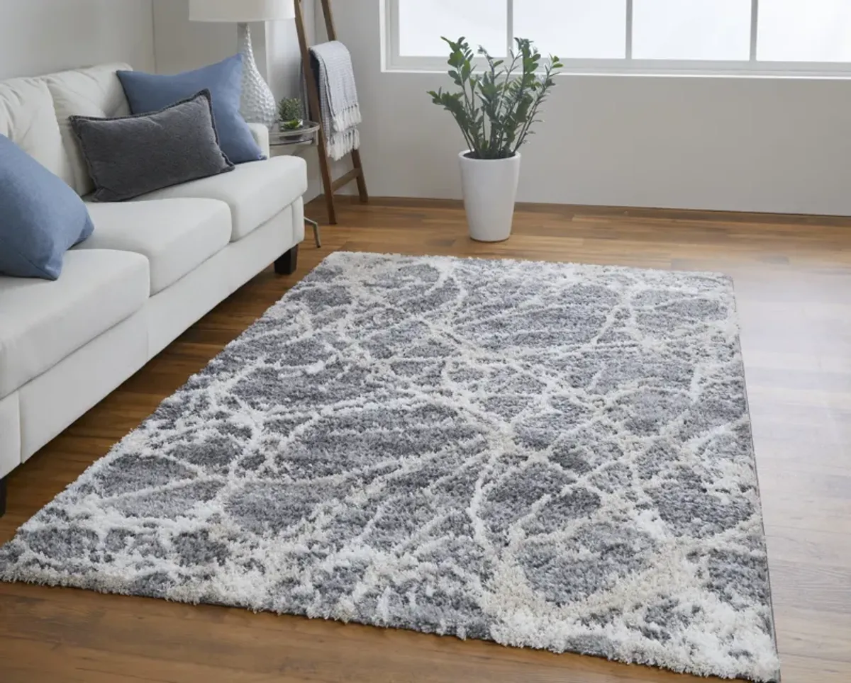 Mynka 39IDF Gray/Ivory 10' x 14' Rug