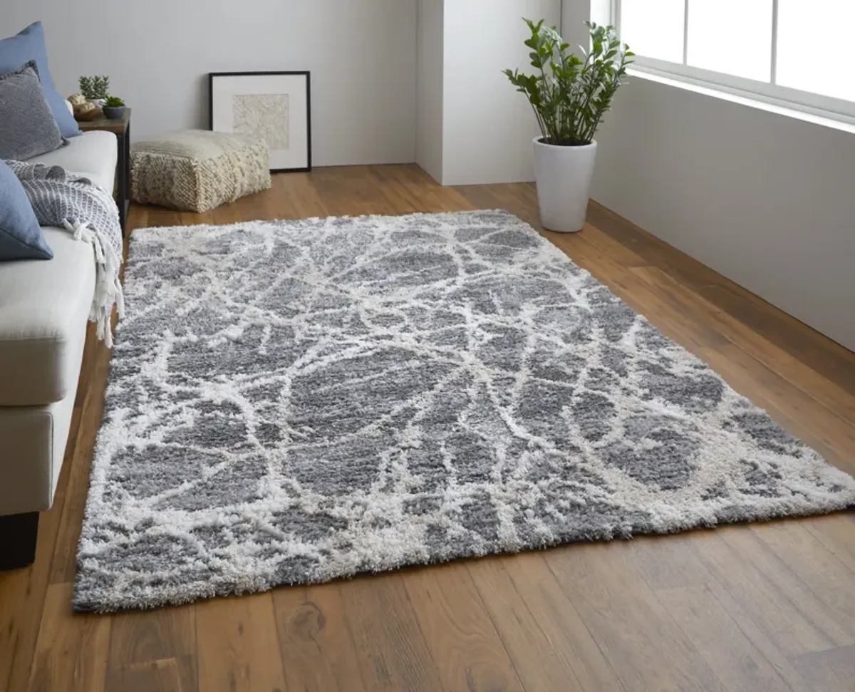 Mynka 39IDF Gray/Ivory 10' x 14' Rug