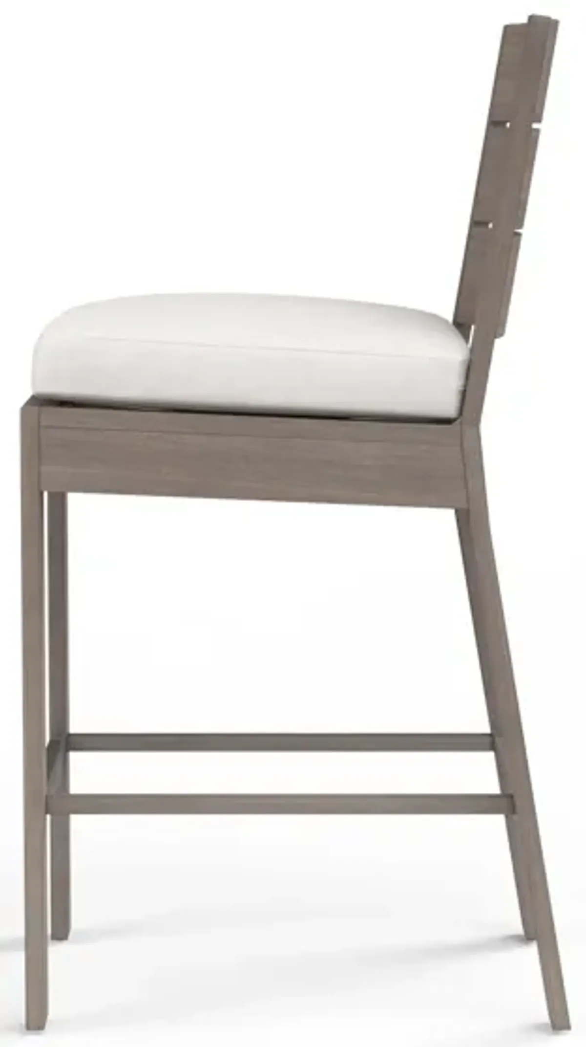 Laguna Counter Stool in Canvas Flax, No Welt