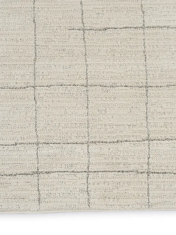 Andes AND04 Ivory/Gray 3'11" x 5'11" Rug